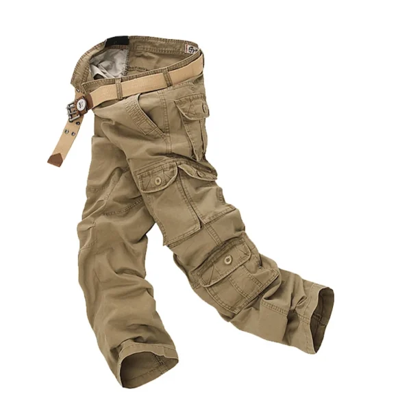 Fashion Military Cargo Pants Men Loose Baggy Tactical Trousers Oustdoor Casual Cotton Cargo Pants Men Multi Pockets Big size - Image 2