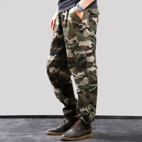 Men's Tactical Trousers Large Size Loose Casual Pants Running Overalls Men's Sweatpants Sports Hiking Outdoor Clothes Work Pants - Image 8