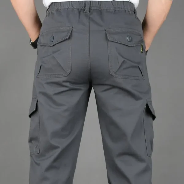 Men's Tactical Trousers Large Size Loose Casual Pants Running Overalls Men's Sweatpants Sports Hiking Outdoor Clothes Work Pants - Image 3