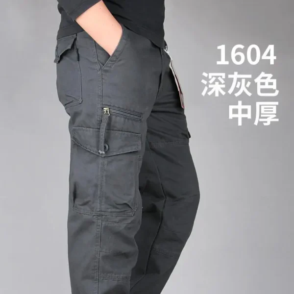 Men's Tactical Trousers Large Size Loose Casual Pants Running Overalls Men's Sweatpants Sports Hiking Outdoor Clothes Work Pants - Image 10