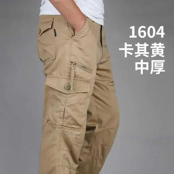 Men's Tactical Trousers Large Size Loose Casual Pants Running Overalls Men's Sweatpants Sports Hiking Outdoor Clothes Work Pants - Image 12