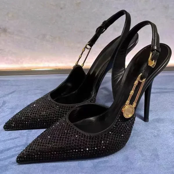 Women Elegant Summer Pointed Toe Stilettos