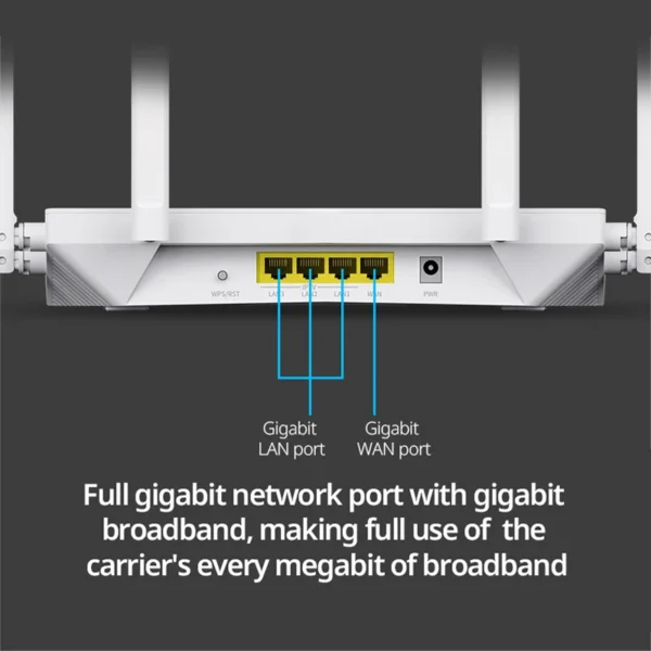 FEIYI AC2100 Wifi Router Dual Band Gigabit 2.4G 5.0GHz 2034Mbps Wireless Router Signal Amplifier Wifi Repeater Home Internet - Image 2