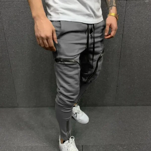 New 2023 Cargo Pants Trousers for Men Full Length Solid Color Loose Multi-pocket Drawstring Pockets Pants Male Cargo Pants 5XL - Image 5