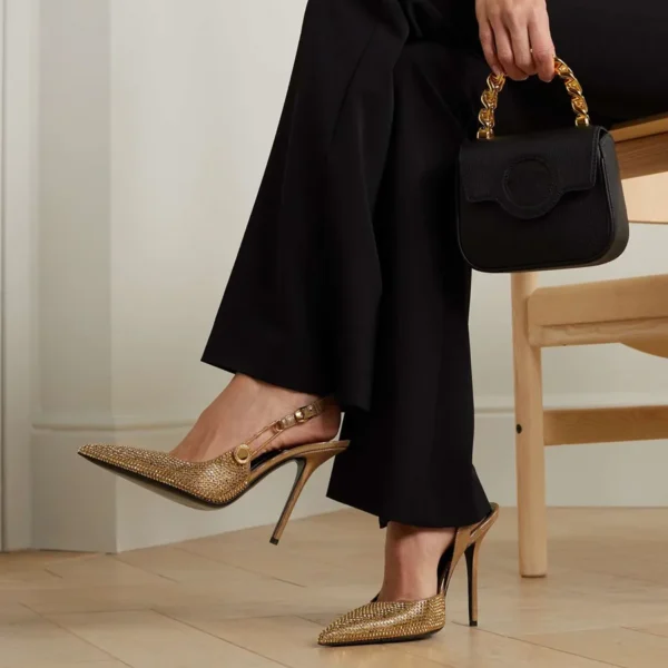 Women Elegant Summer Pointed Toe Stilettos - Image 5