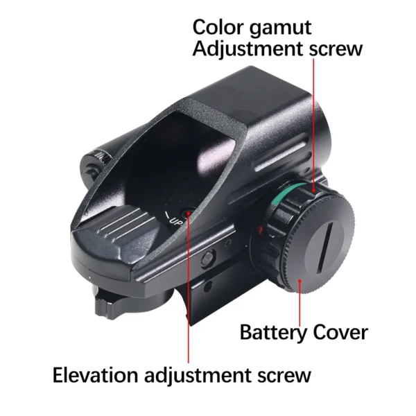 Tactical Reflex Sight with Laser Red Green Dot 4 Reticle Holographic Projected Dot Sight Scope Hunting Red Dot Sight Scope - Image 4