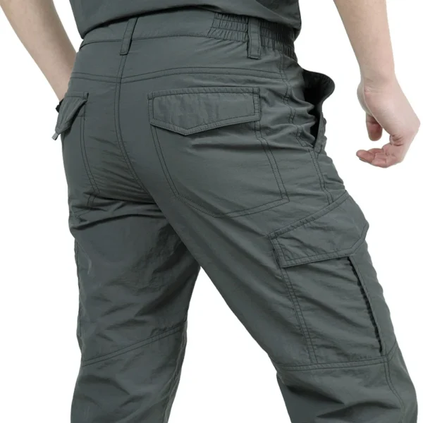 2023 Outdoor Waterproof Tactical Cargo Pants Men Breathable Summer Casual Army Military Long Trousers Male Quick Dry Cargo Pants - Image 2