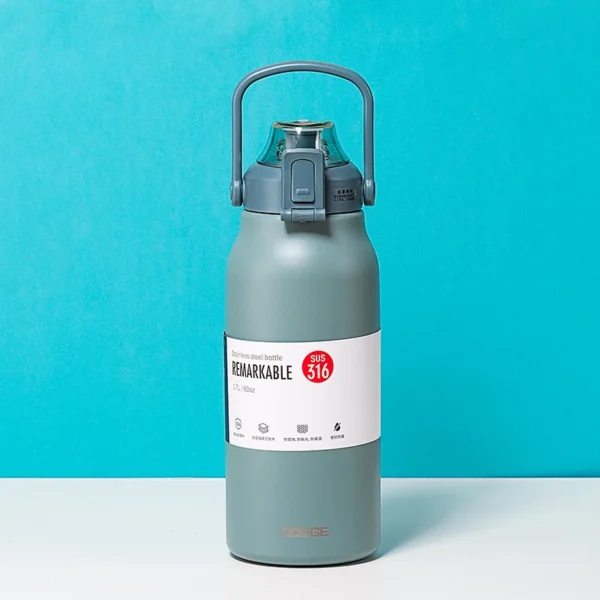 Tumbler Thermo Bottle Large Capacity With Straw Stainless Steel Thermal Water Bottle Cold and Hot Thermos Cup Vacuum Flask Gym - Image 13
