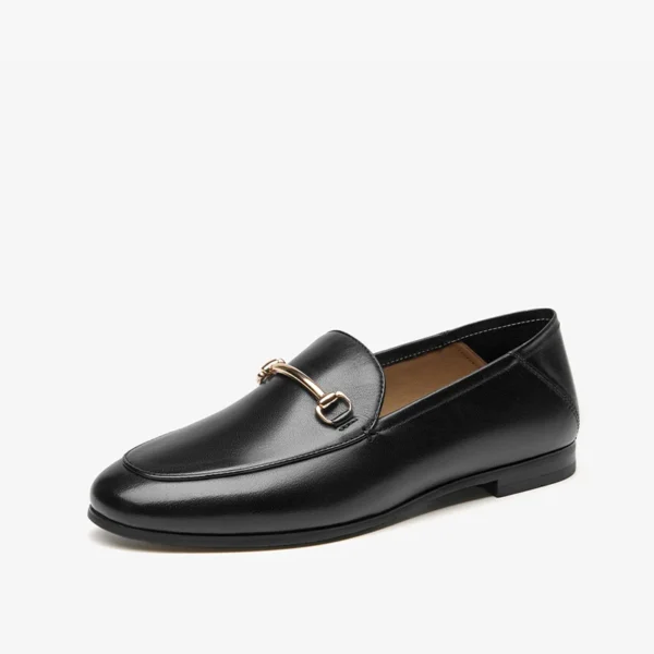 Women Leather Loafer Dress Shoes - Image 12