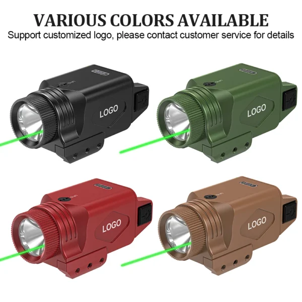 1073 Rail  Laser Sight for Rifle Pistol Airsoft Magnetic Charging Gun Laser Sight Outdoor Hunting Shooting Accessories