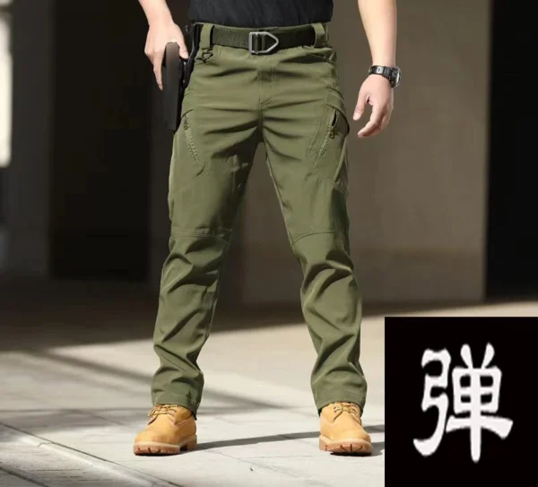 Men's Spring Fall Autumn Elastic Tactical Pants Camping Hiking Fishing Trekking Climbing Outdoor Cargo Trousers Quick Dry Sports - Image 12