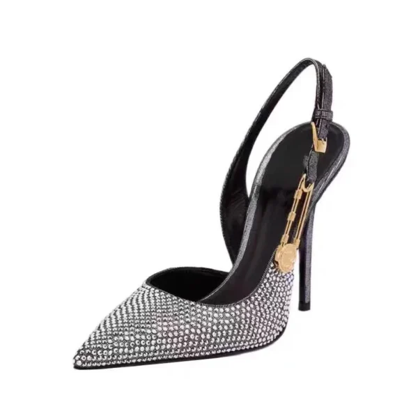 Women Elegant Summer Pointed Toe Stilettos - Image 2