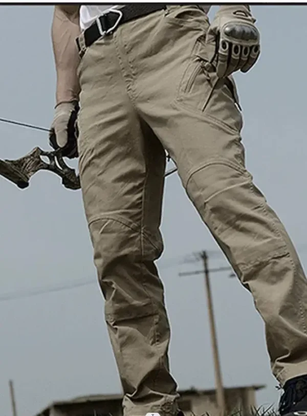 Ix7 tactical pants men's ultra-thin waterproof ankle binding workwear pants military enthusiast training pants slim fit outdoor - Image 12