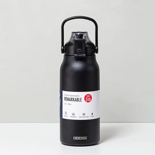Tumbler Thermo Bottle Large Capacity With Straw Stainless Steel Thermal Water Bottle Cold and Hot Thermos Cup Vacuum Flask Gym - Image 9