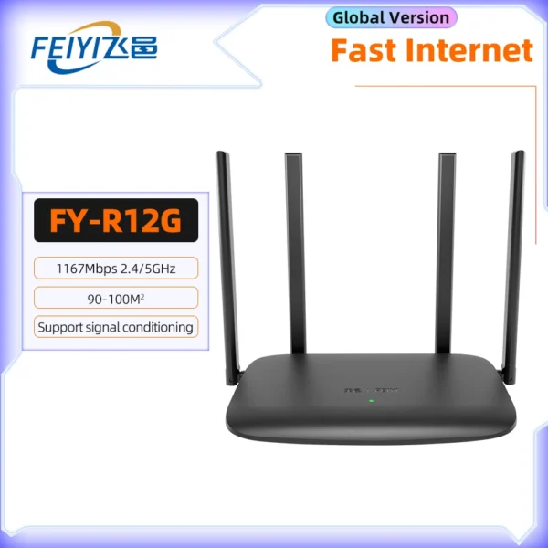 FEIYI AC2100 Wifi Router Dual Band Gigabit 2.4G 5.0GHz 2034Mbps Wireless Router Signal Amplifier Wifi Repeater Home Internet - Image 7