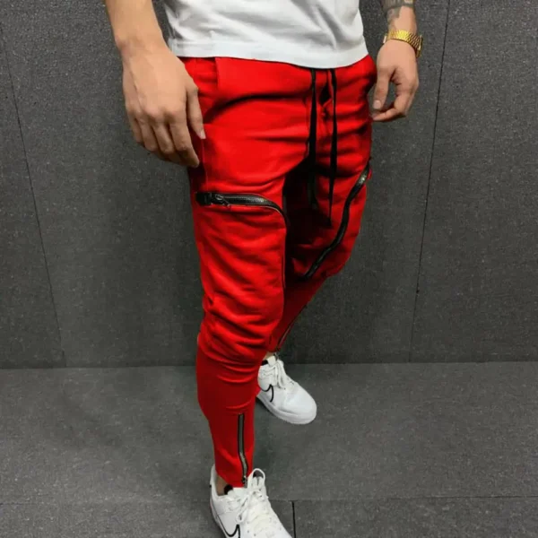 New 2023 Cargo Pants Trousers for Men Full Length Solid Color Loose Multi-pocket Drawstring Pockets Pants Male Cargo Pants 5XL - Image 3