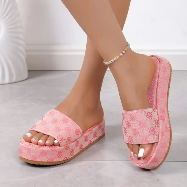 Women Platform Flat Summer Sandals - Image 5