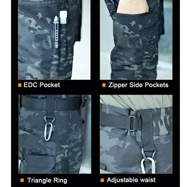 New Military Pants for Men Tactical Cargo Pants Big Multi-pocket Waterproof  Ripstop Army Combat Training Trousers Brand Joggers - Image 3