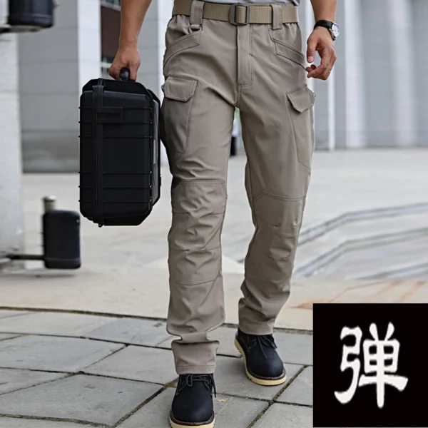 Men's Spring Fall Autumn Elastic Tactical Pants Camping Hiking Fishing Trekking Climbing Outdoor Cargo Trousers Quick Dry Sports - Image 13