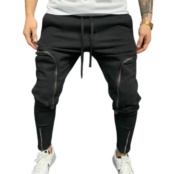 New 2023 Cargo Pants Trousers for Men Full Length Solid Color Loose Multi-pocket Drawstring Pockets Pants Male Cargo Pants 5XL - Image 9