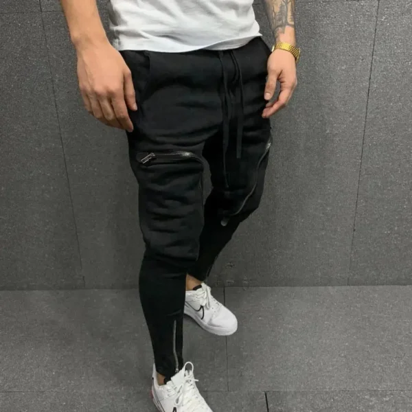 New 2023 Cargo Pants Trousers for Men Full Length Solid Color Loose Multi-pocket Drawstring Pockets Pants Male Cargo Pants 5XL - Image 4