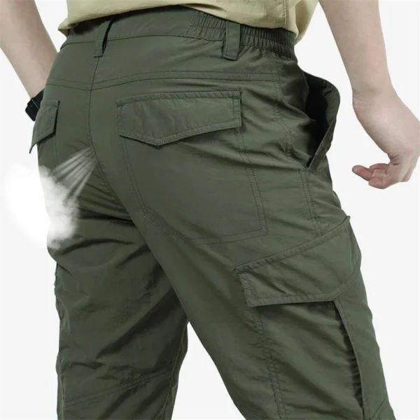 2023 Outdoor Waterproof Tactical Cargo Pants Men Breathable Summer Casual Army Military Long Trousers Male Quick Dry Cargo Pants - Image 7