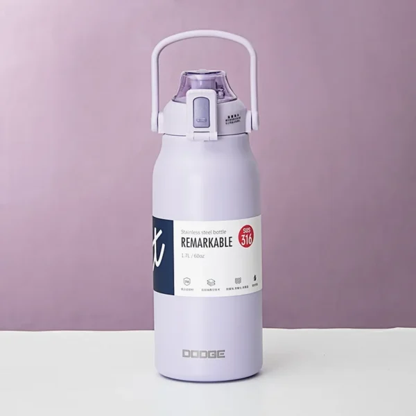 Tumbler Thermo Bottle Large Capacity With Straw Stainless Steel Thermal Water Bottle Cold and Hot Thermos Cup Vacuum Flask Gym - Image 8